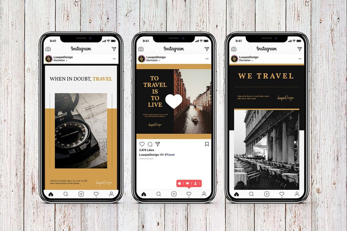 Travel Social Media Templates - view 8