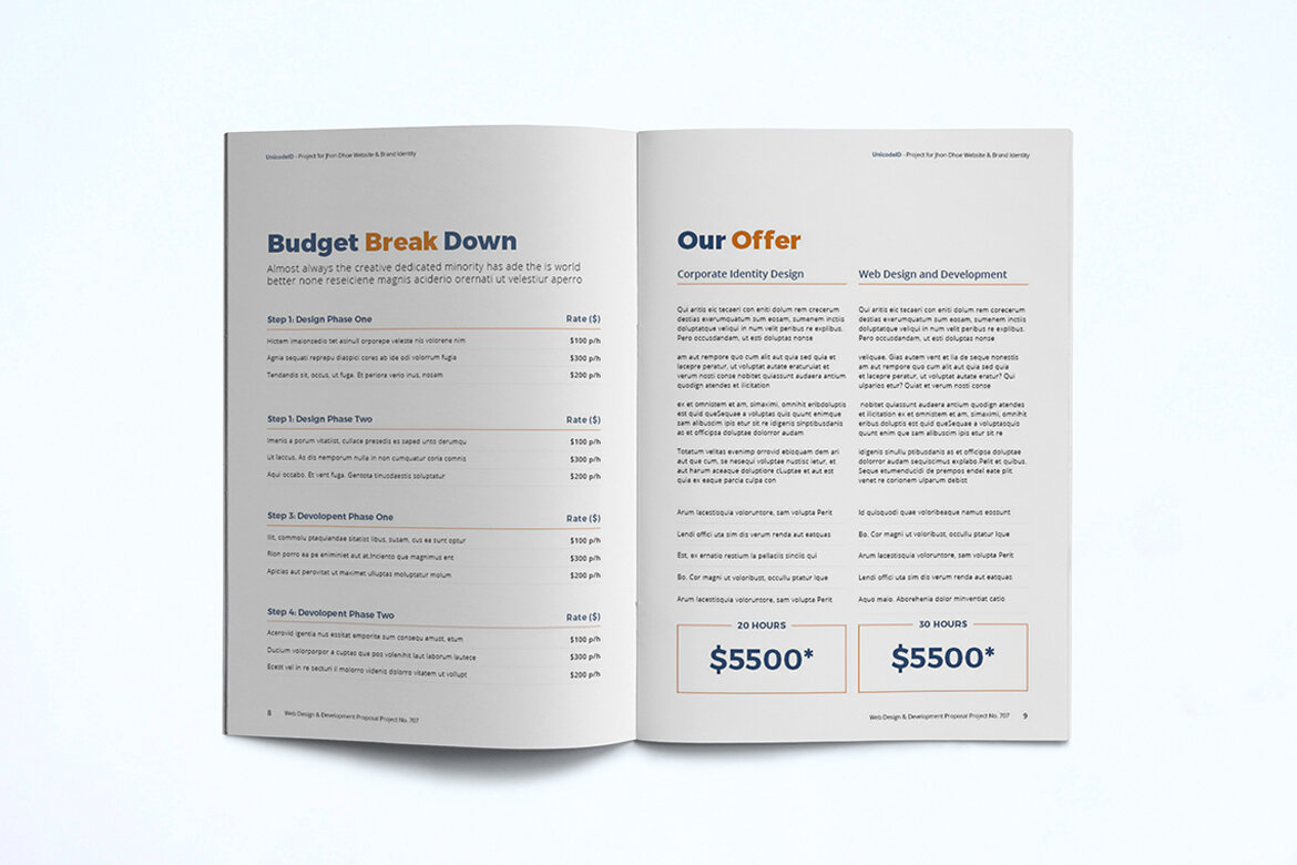 Free Proposal Template - view 8