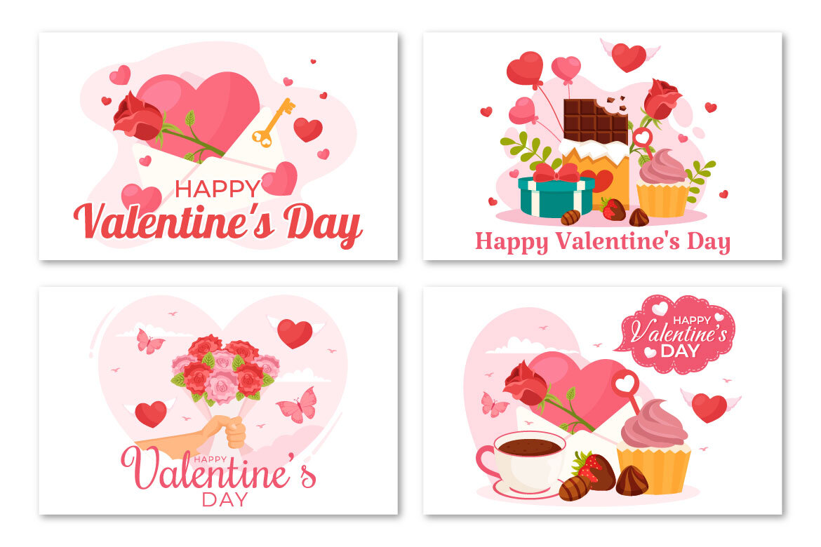 13 Happy Valentine's Day FREE Illustration alternate