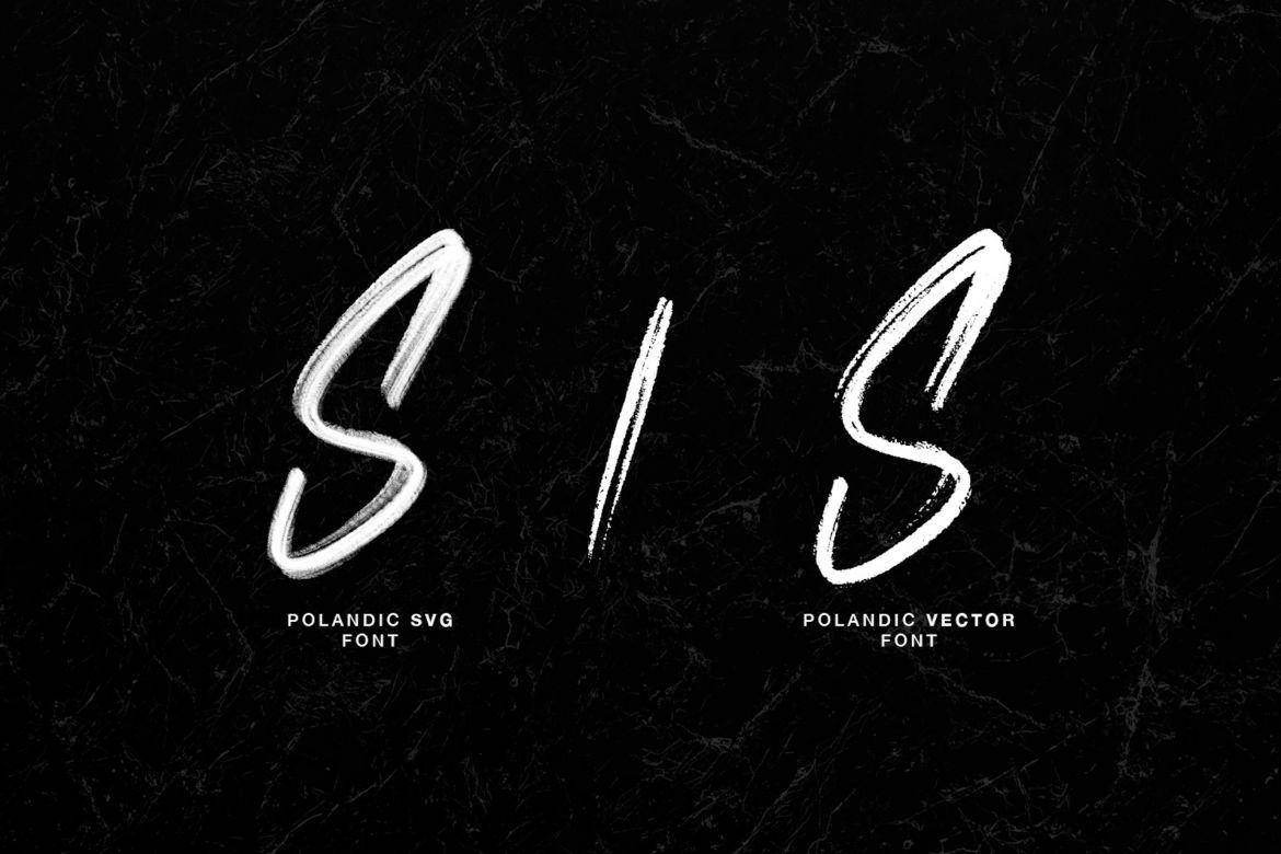 Polandic SVG Brush Font - view 6