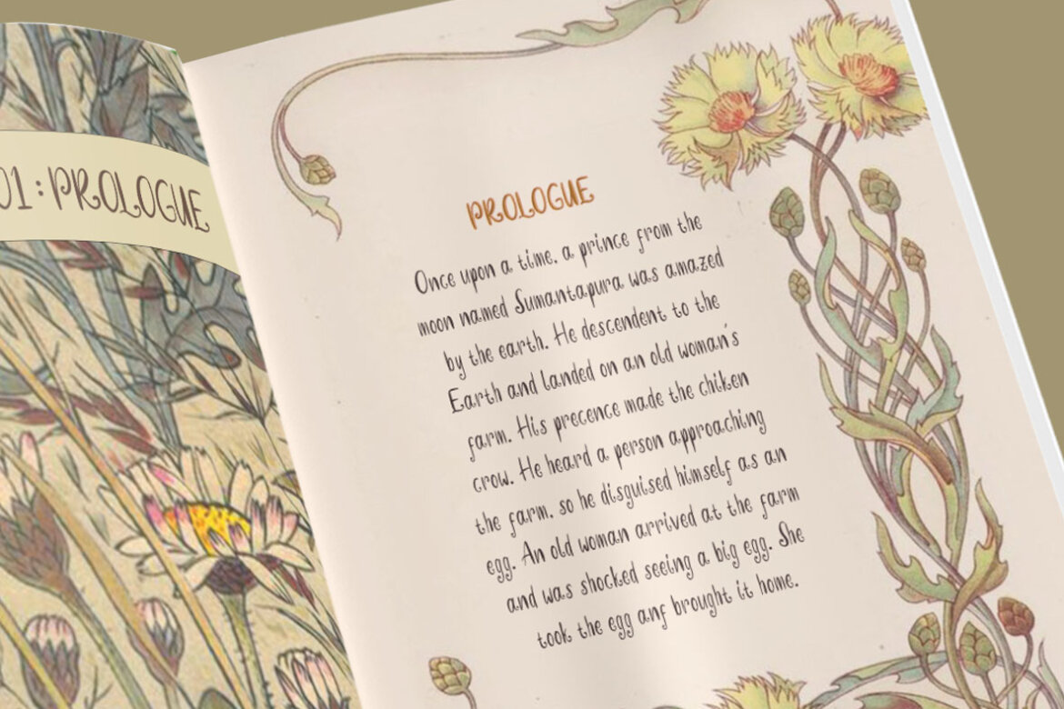 Fairyfine FREE Handwritten Font alt