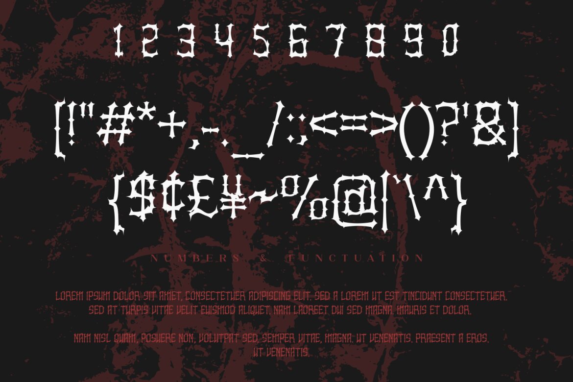 Kruesm - Horror FREE Font - view 4
