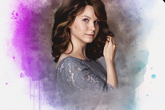 Soft Watercolor Art Effect FREE Template