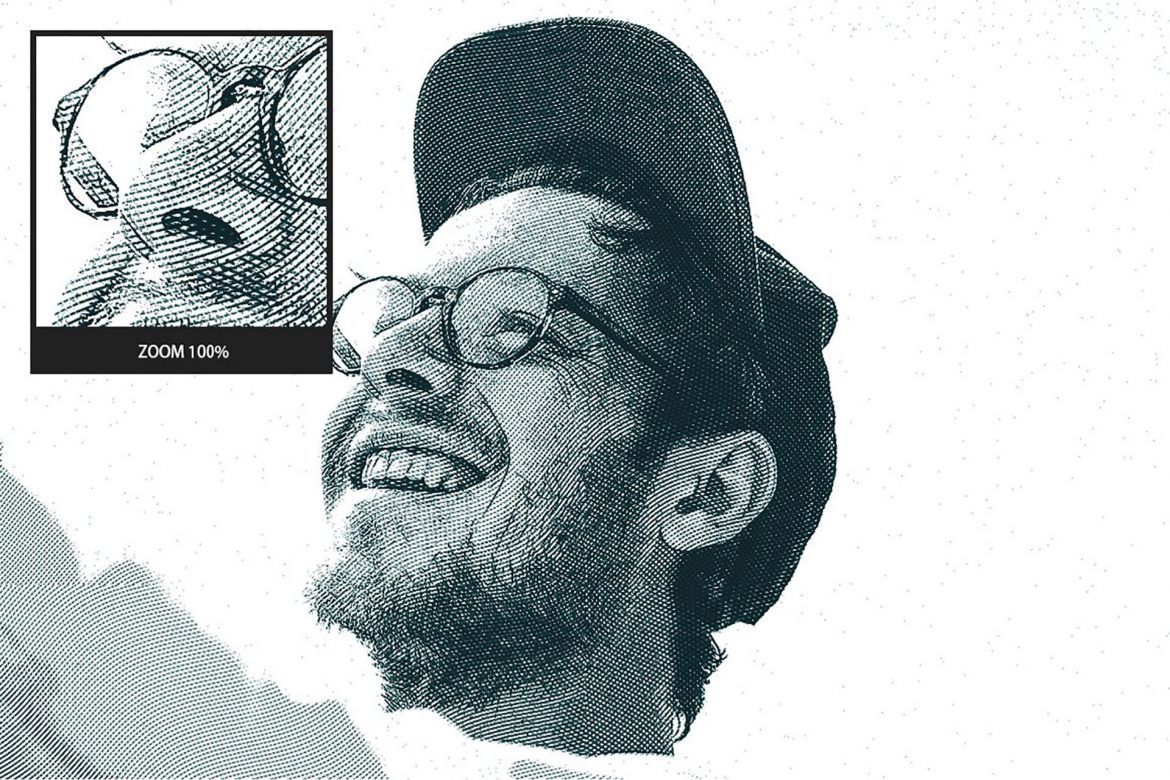 Engrave Photoshop Action - view 4