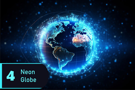 Globe on technology FREE backgrounds