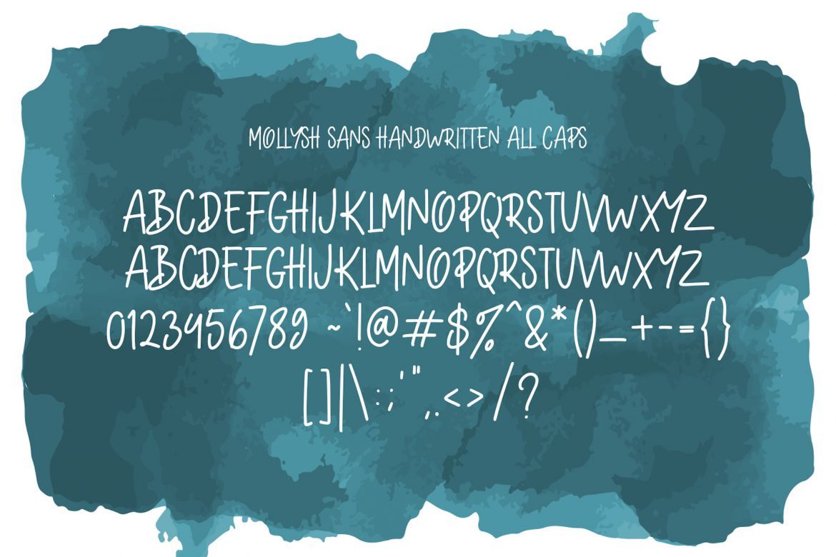 Mollysh Calligraphy Font - view 5