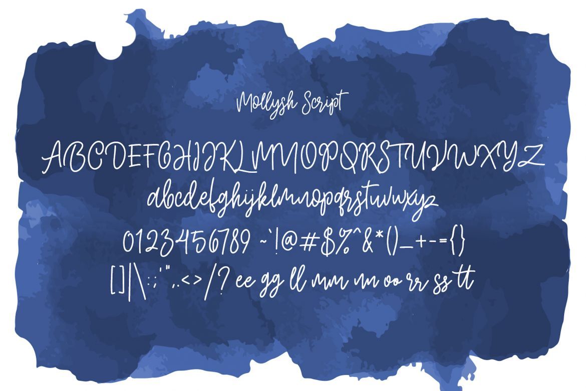 Mollysh Calligraphy Font - view 6