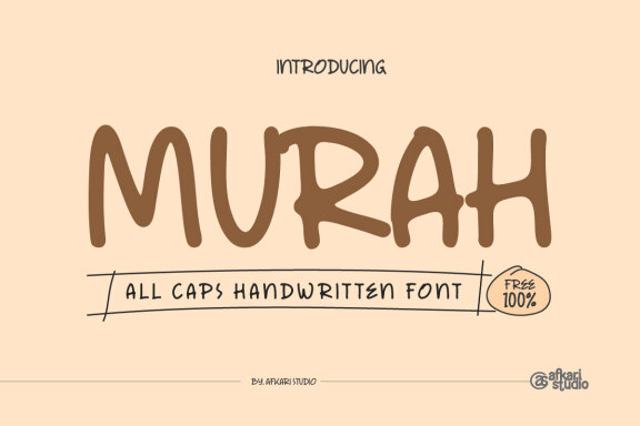 Murah - Handwritten FREE Font