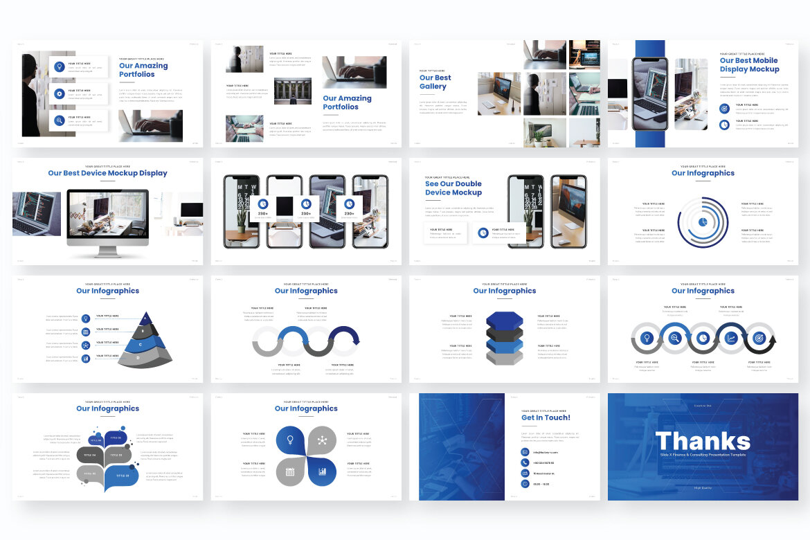 Factory X FREE PowerPoint Presentation - view 3