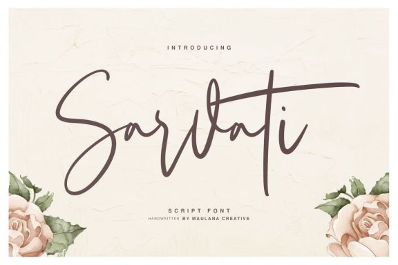 Sarvati Script Font - view 11