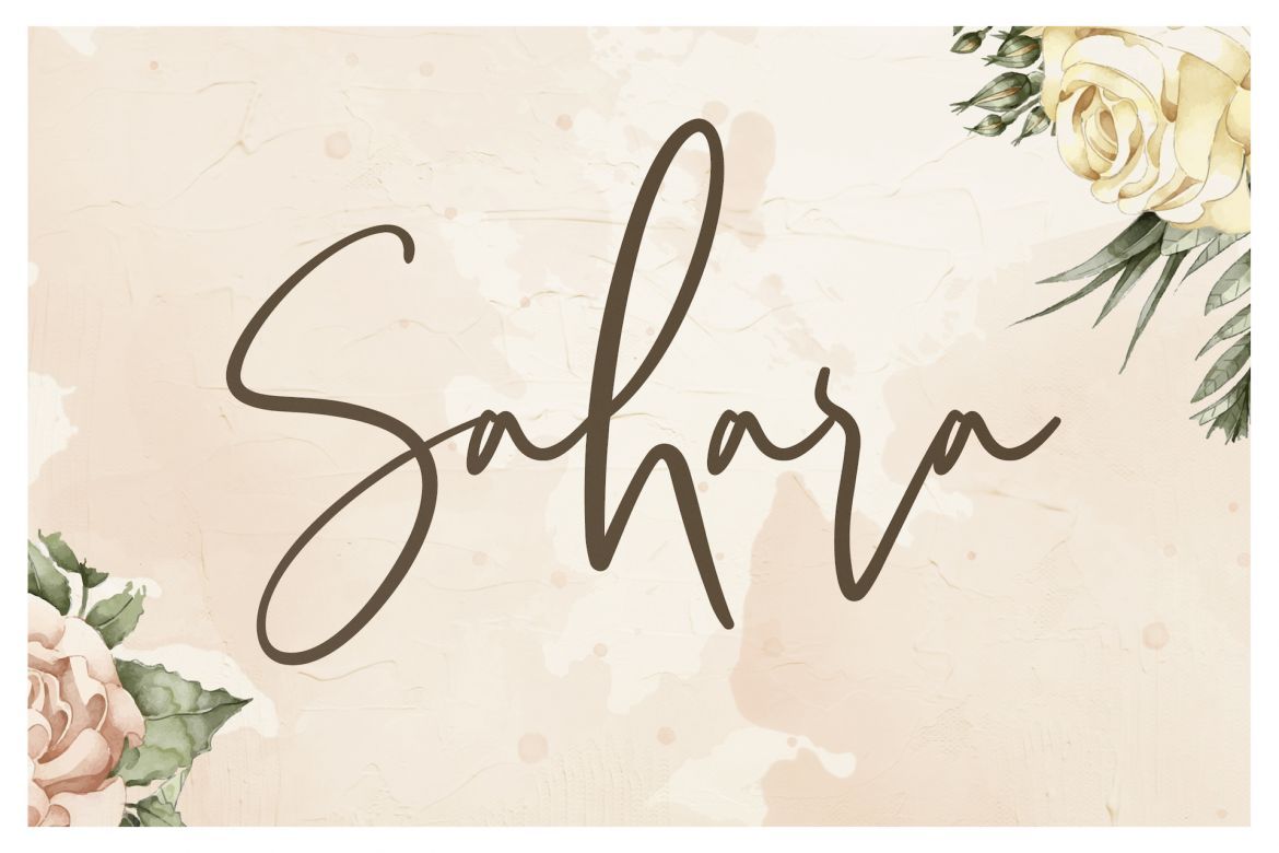 Sarvati Script Font - view 4