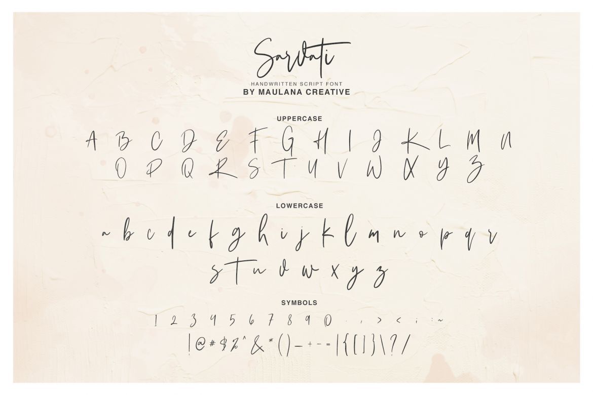 Sarvati Script Font - view 6