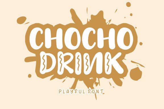 Choco Drink FREE Font
