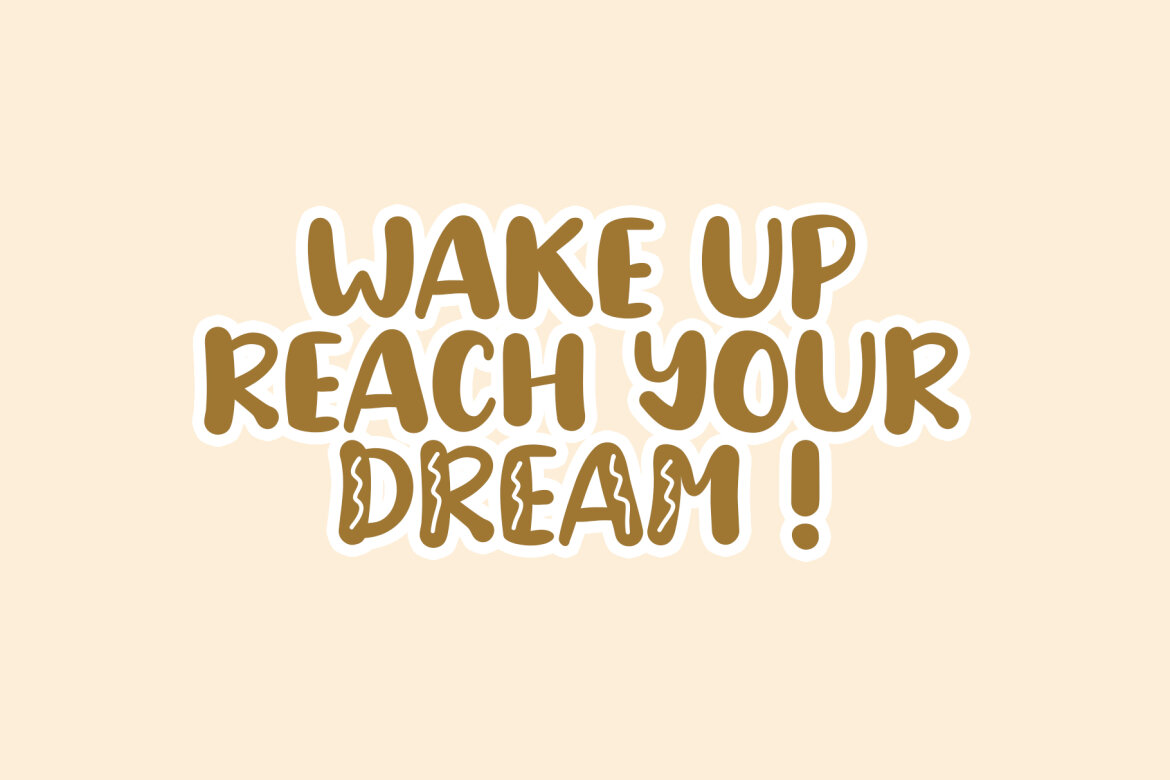 Choco Drink FREE Font - view 6