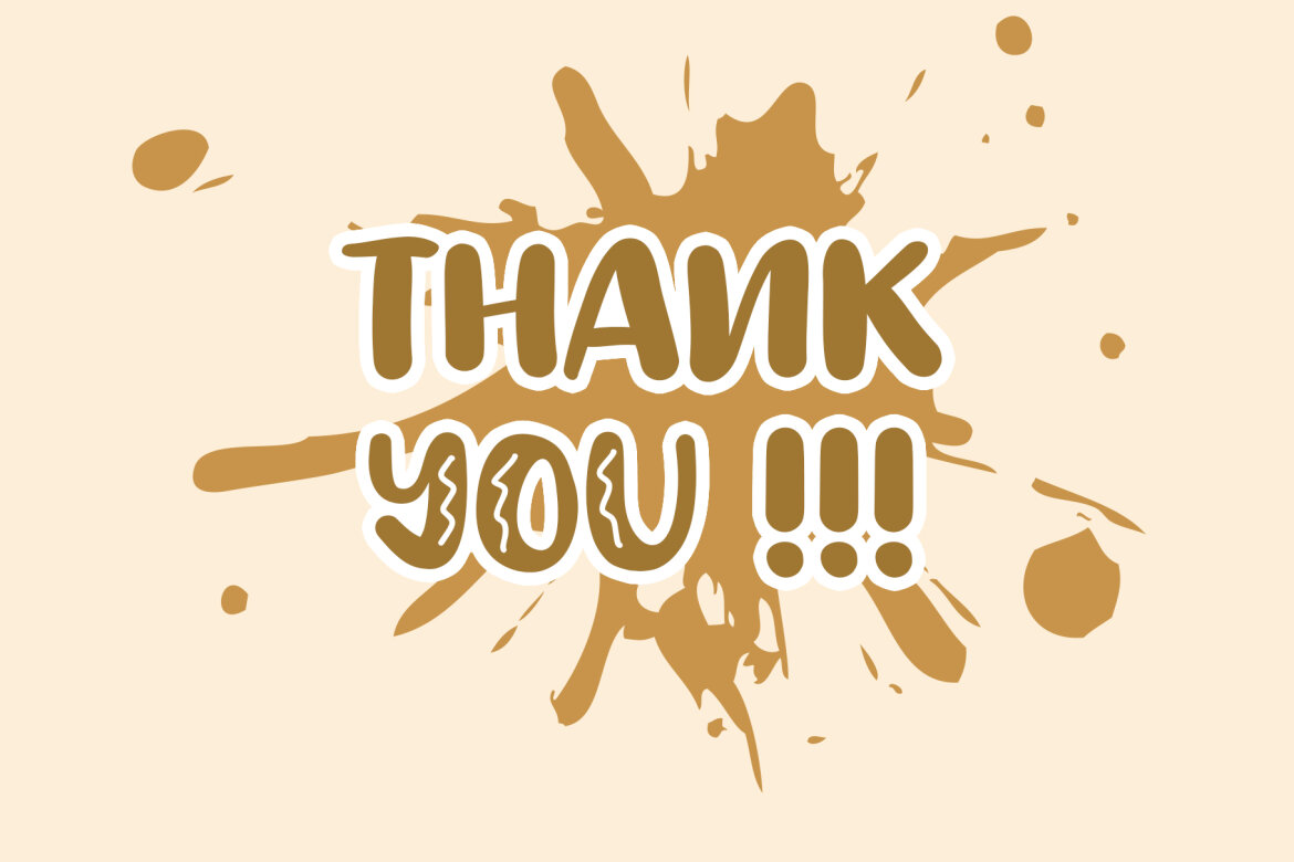 Choco Drink FREE Font - view 9