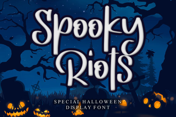 Spooky Riots FREE Font