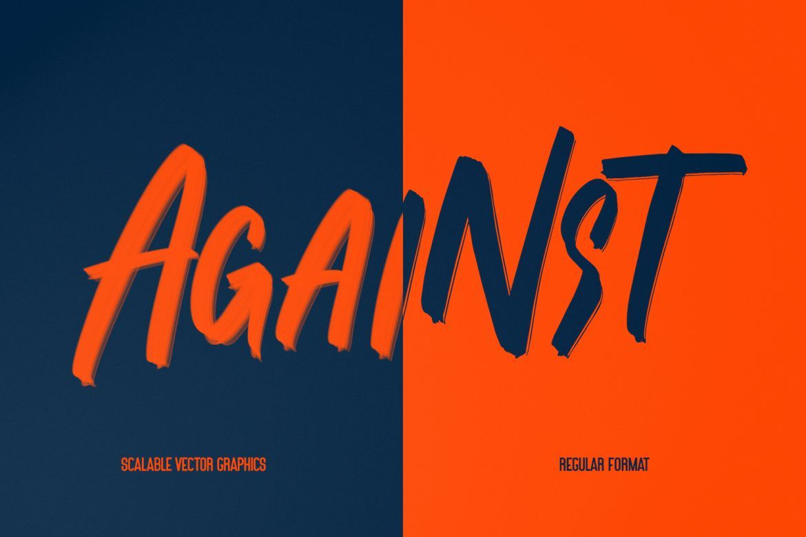 Mathew Rohas Brush Font Duo - view 4