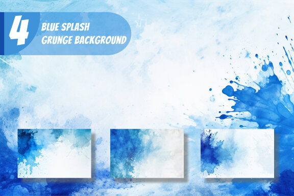 Free images blue and white color splash grunge template theme background