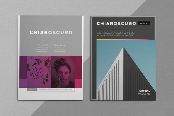 Chiaroscuro Indesign Template - view 1