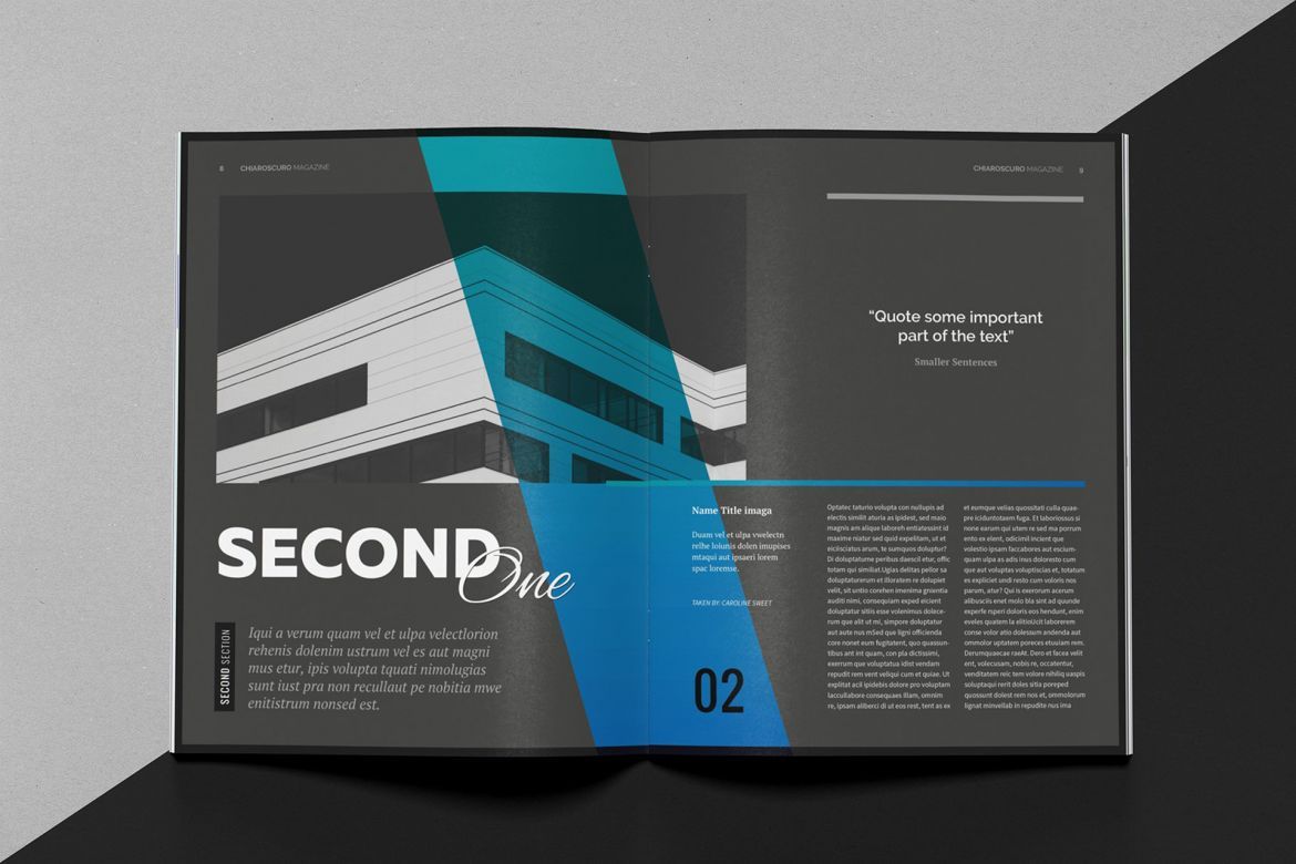 Chiaroscuro Indesign Template - view 5