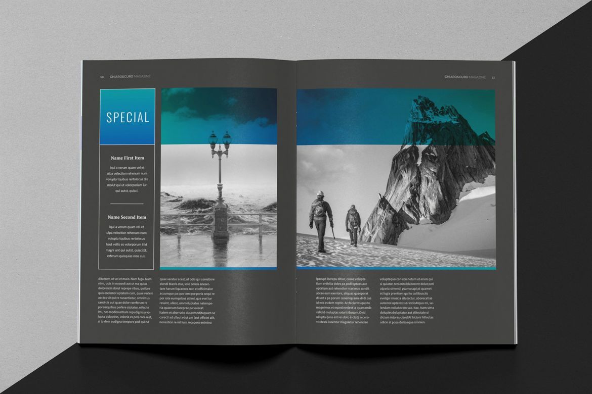 Chiaroscuro Indesign Template - view 6