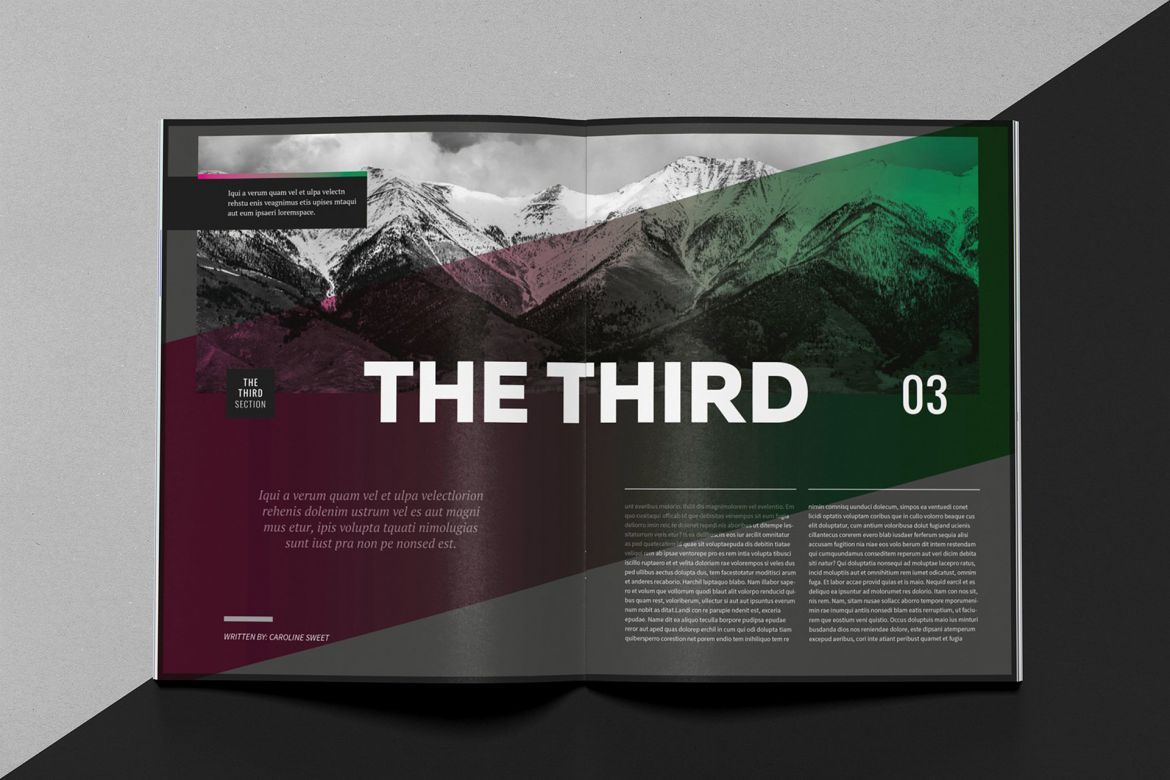 Chiaroscuro Indesign Template - view 7