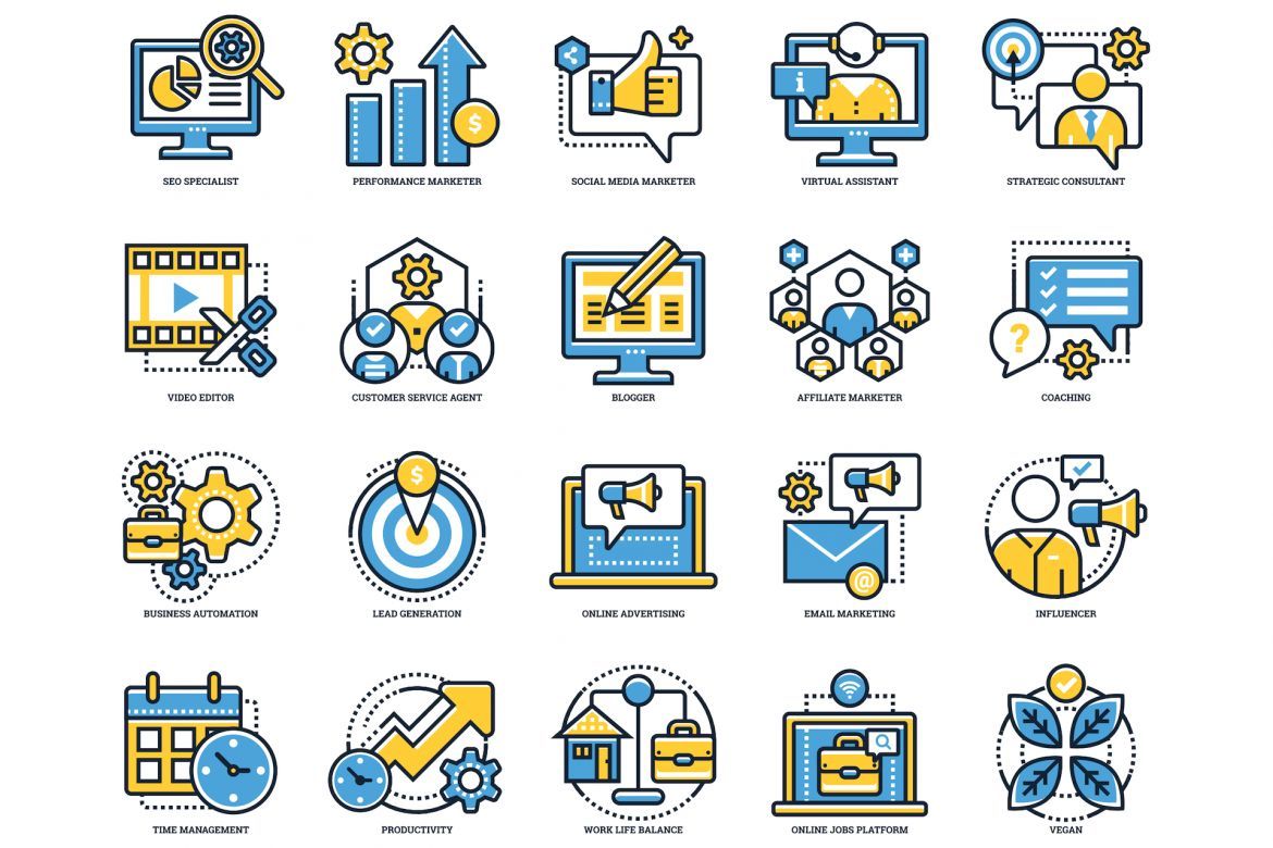 85 Digital Nomad Icons | Kinetic - view 4