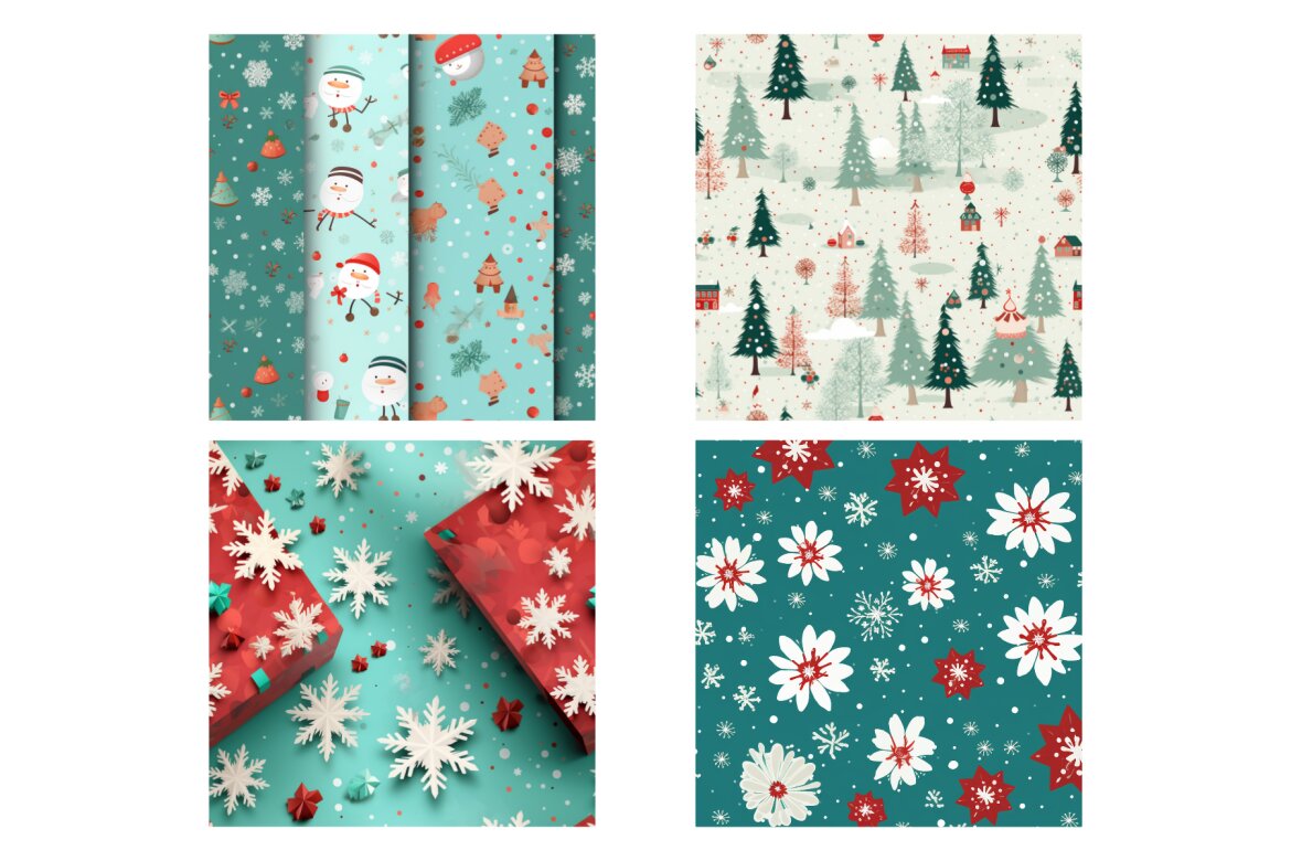 FREE Vintage Christmas Digital Patterns - view 5