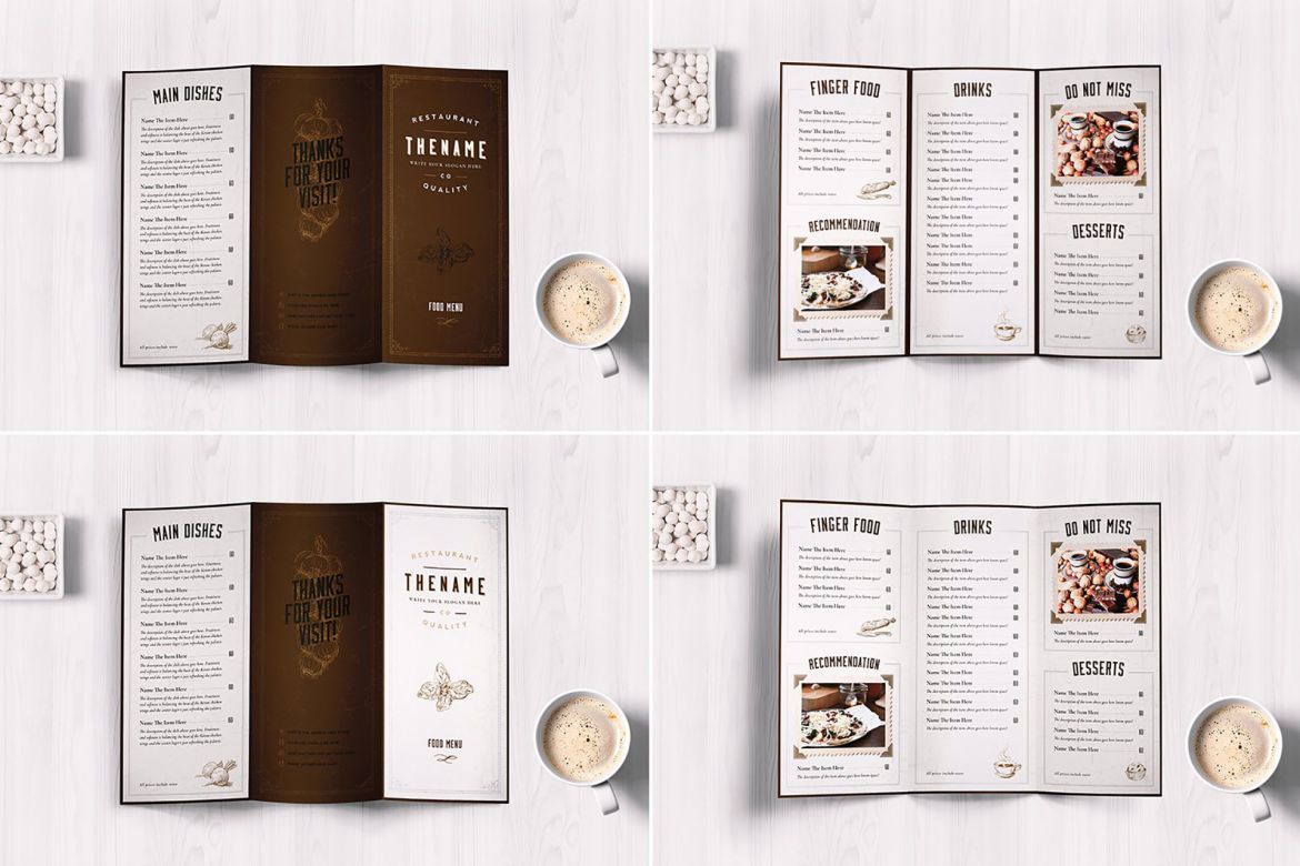 Classy Food Menu 6 Template - view 6
