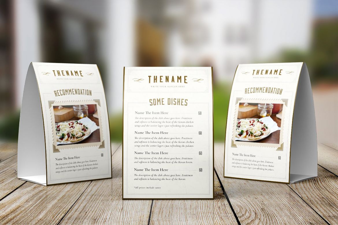 Classy Food Menu 6 Template - view 11