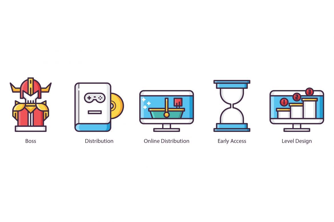 65 Game Design Icons - view 5