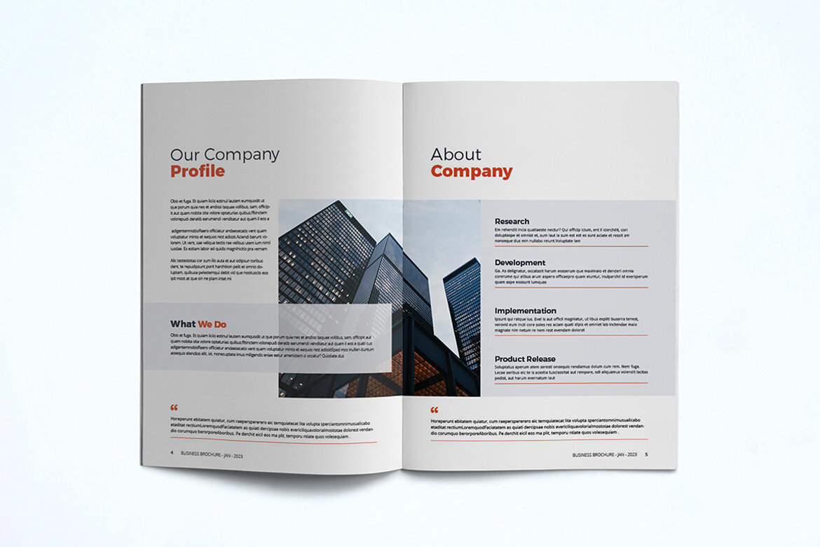 Free Business Brochure Template - view 4