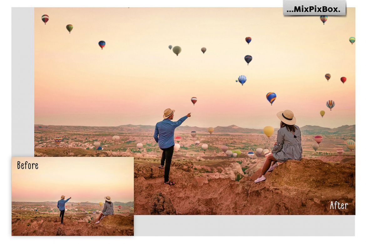 Hot Air Balloon Photo Overlays alternate