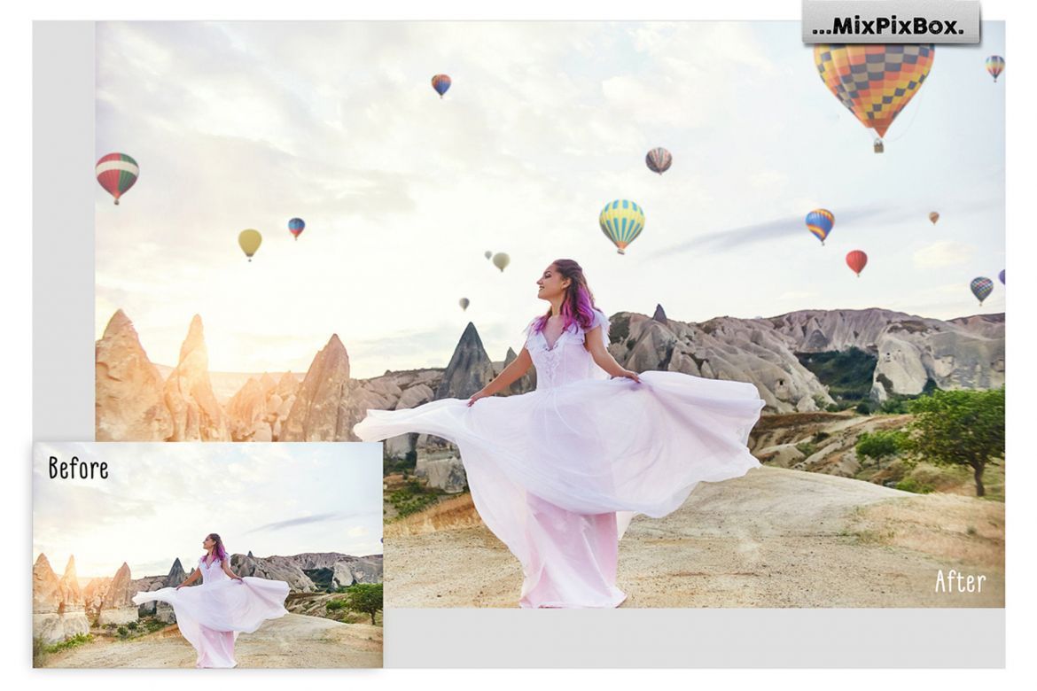 Hot Air Balloon Photo Overlays - view 3
