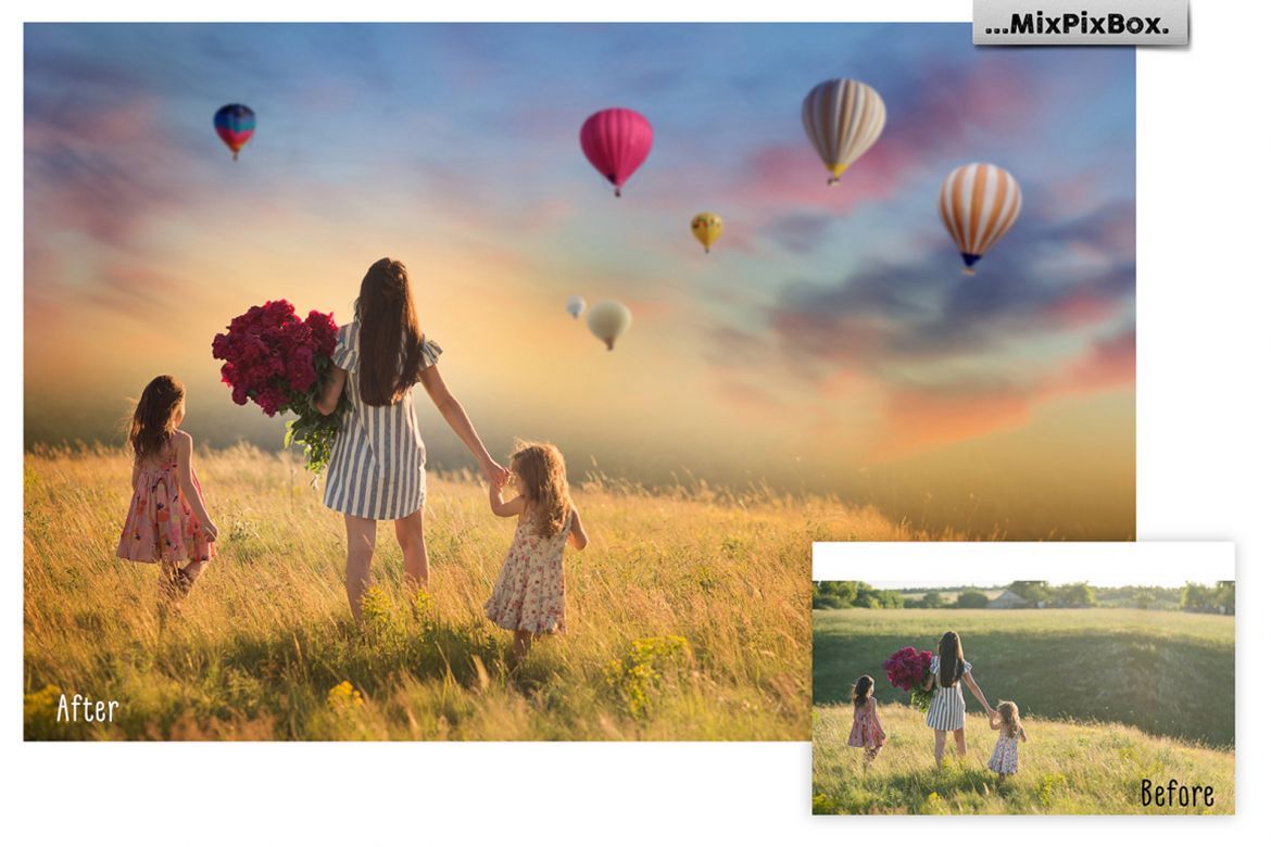 Hot Air Balloon Photo Overlays - view 4