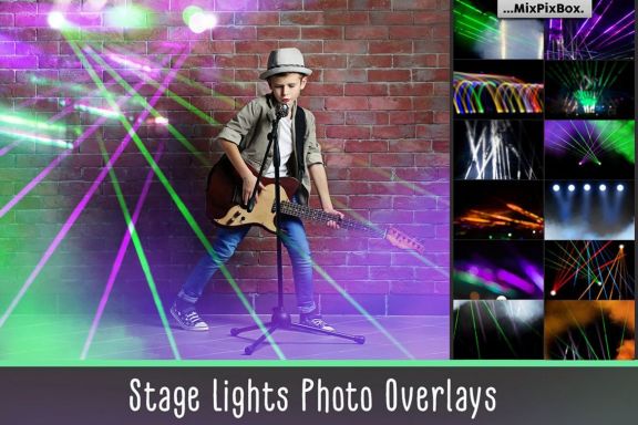 Stage Lights Overlays
