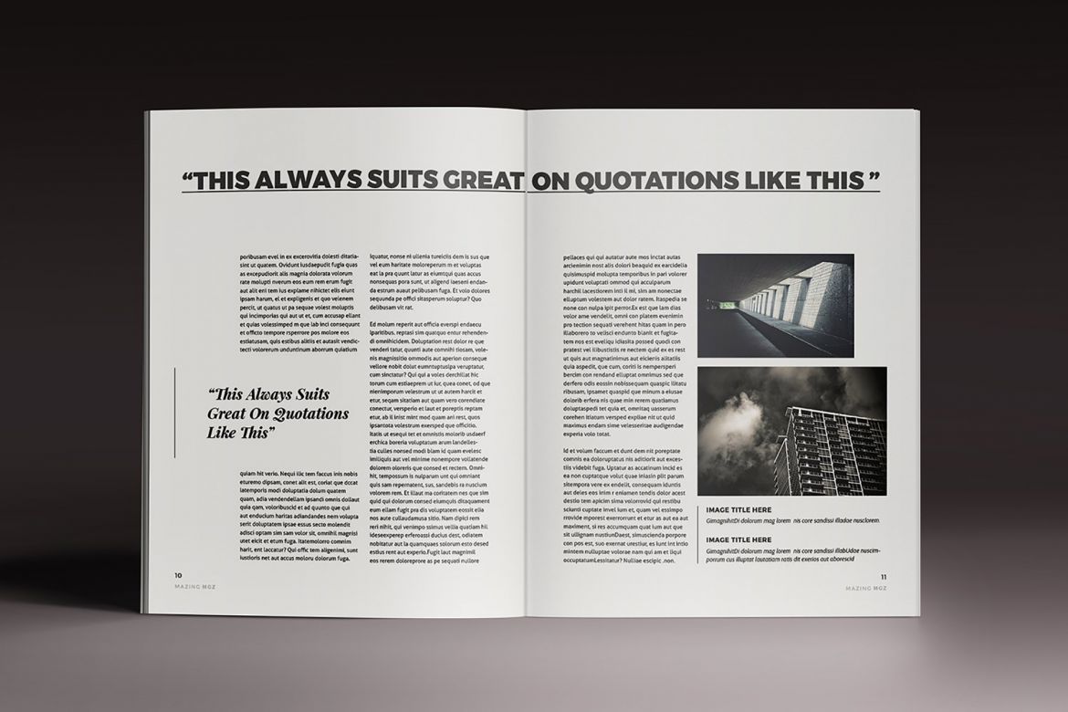 Mazing Magazine Indesign Template - view 5