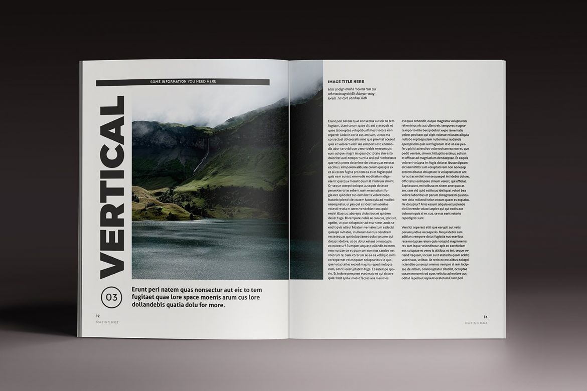 Mazing Magazine Indesign Template - view 6