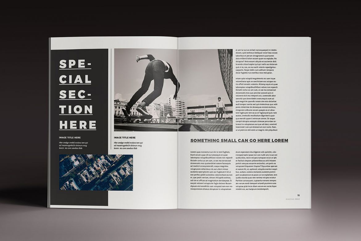 Mazing Magazine Indesign Template - view 7