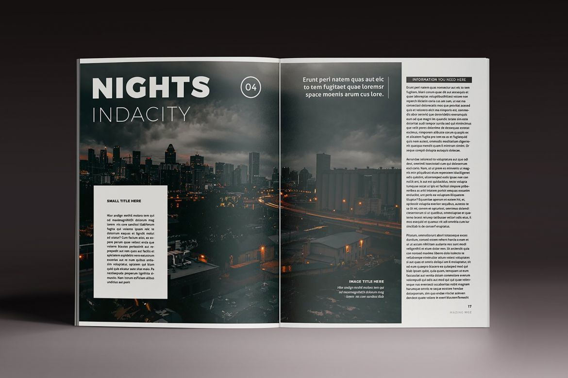 Mazing Magazine Indesign Template - view 8