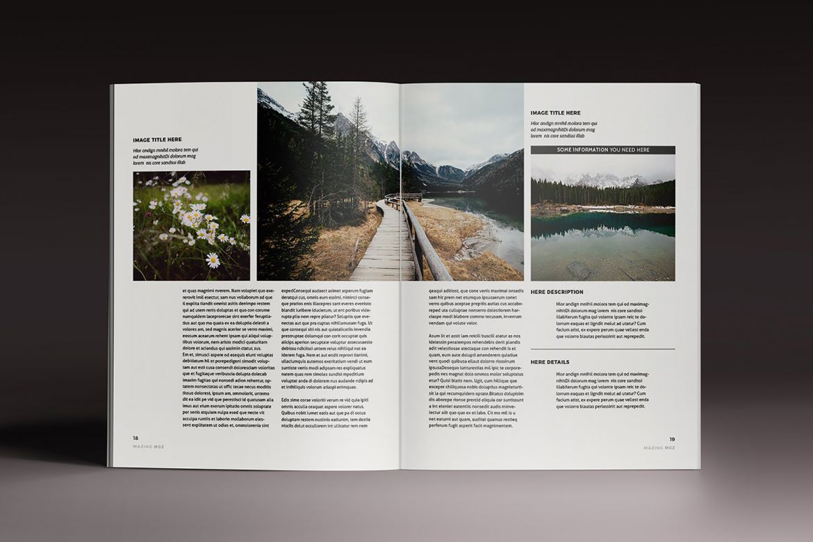 Mazing Magazine Indesign Template - view 9