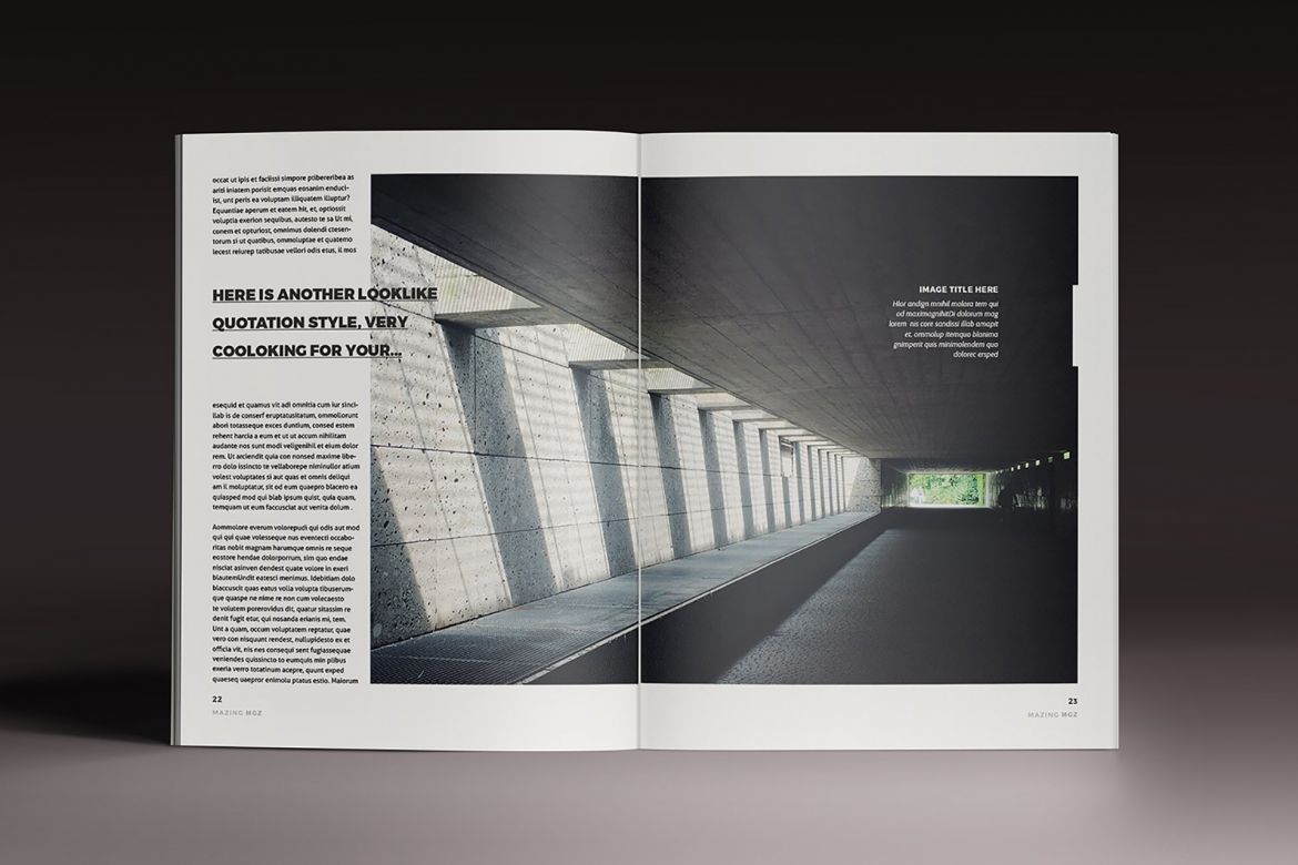 Mazing Magazine Indesign Template - view 11
