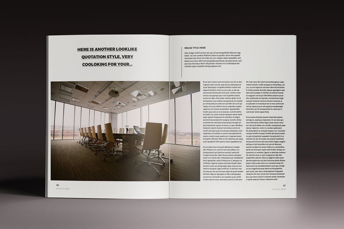 Mazing Magazine Indesign Template - view 13