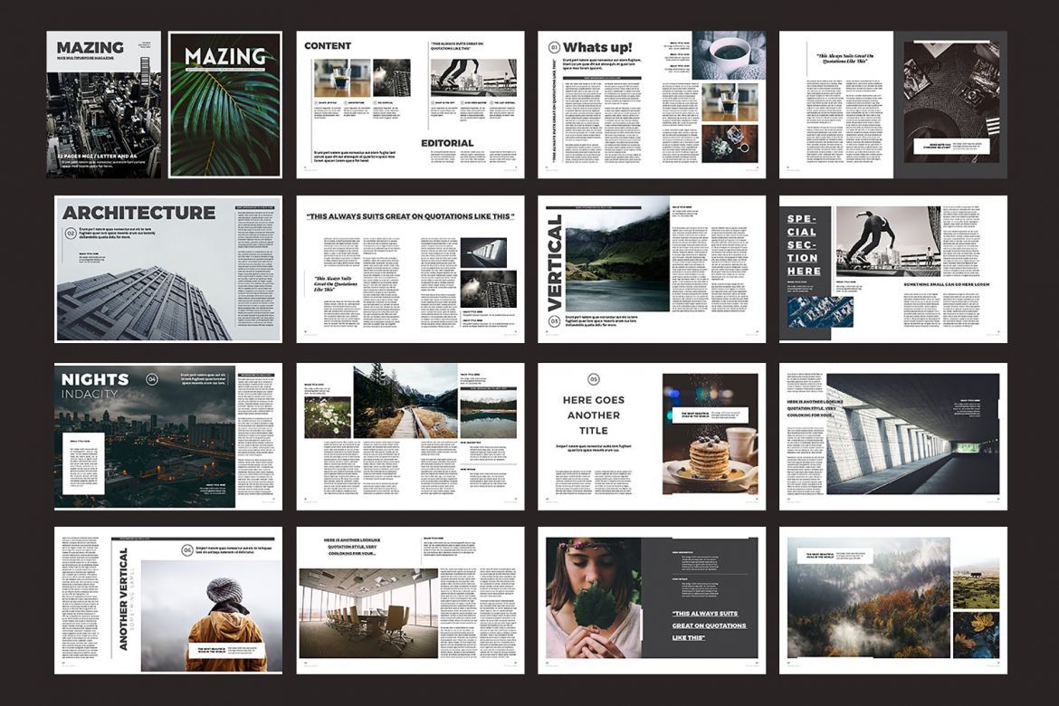 Mazing Magazine Indesign Template - view 16