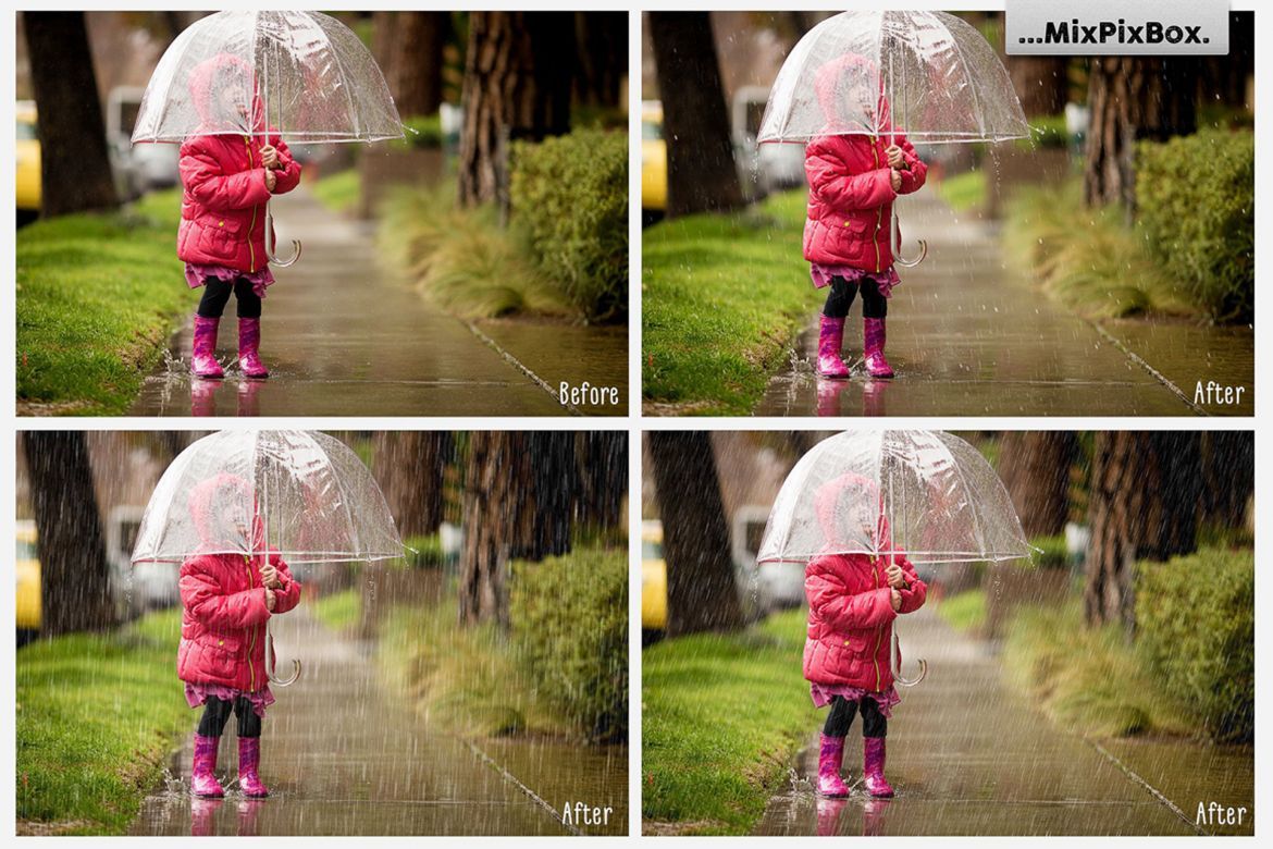 Realistic Rain Photo Overlays alternate
