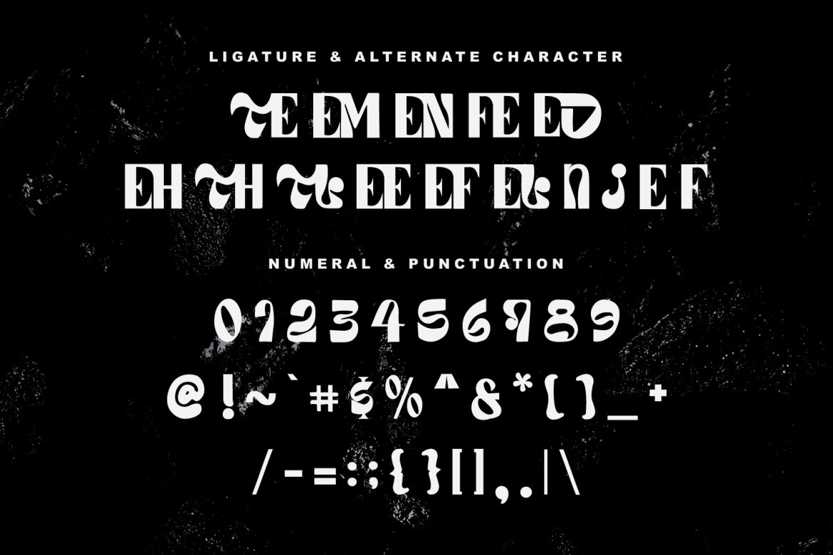 Roile Arnid Modern FREE Font - view 4