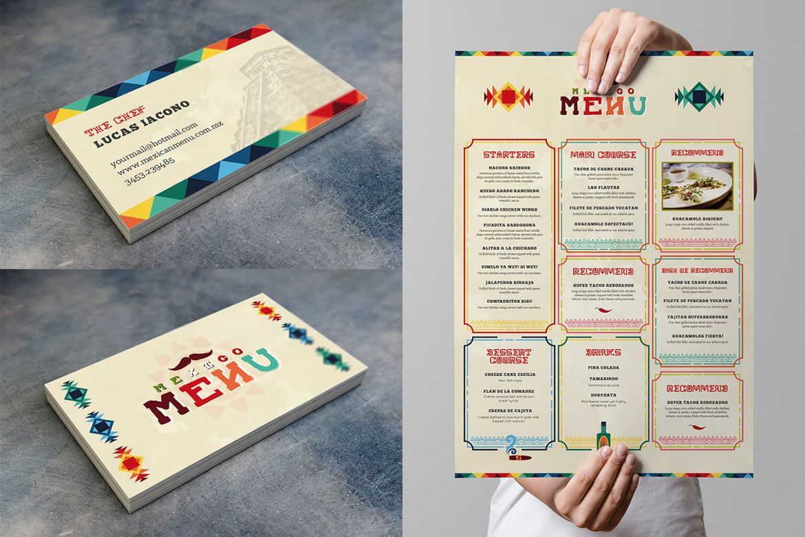Mexican Food Menu Template - view 6