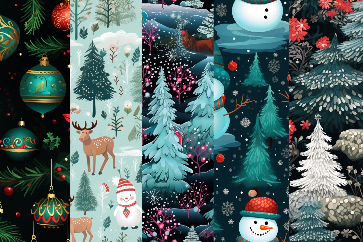 Free Christmas Light Patterns - view 5