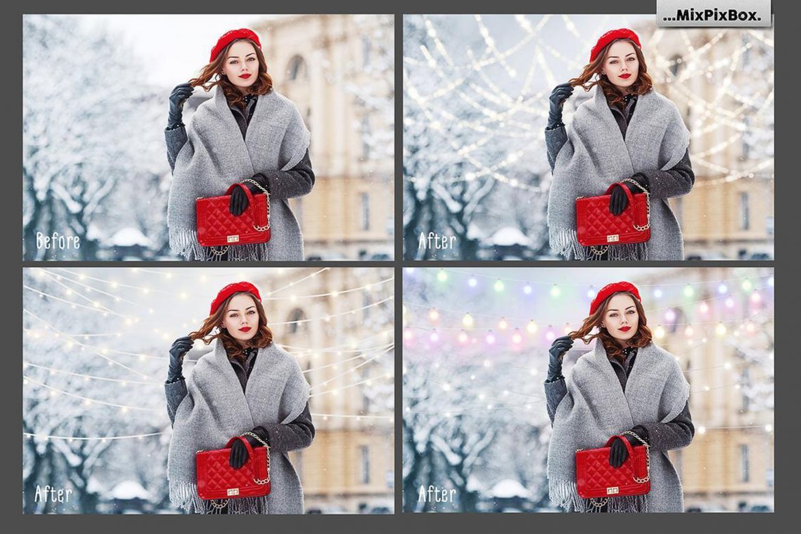 Festive String Lights Overlays - view 3