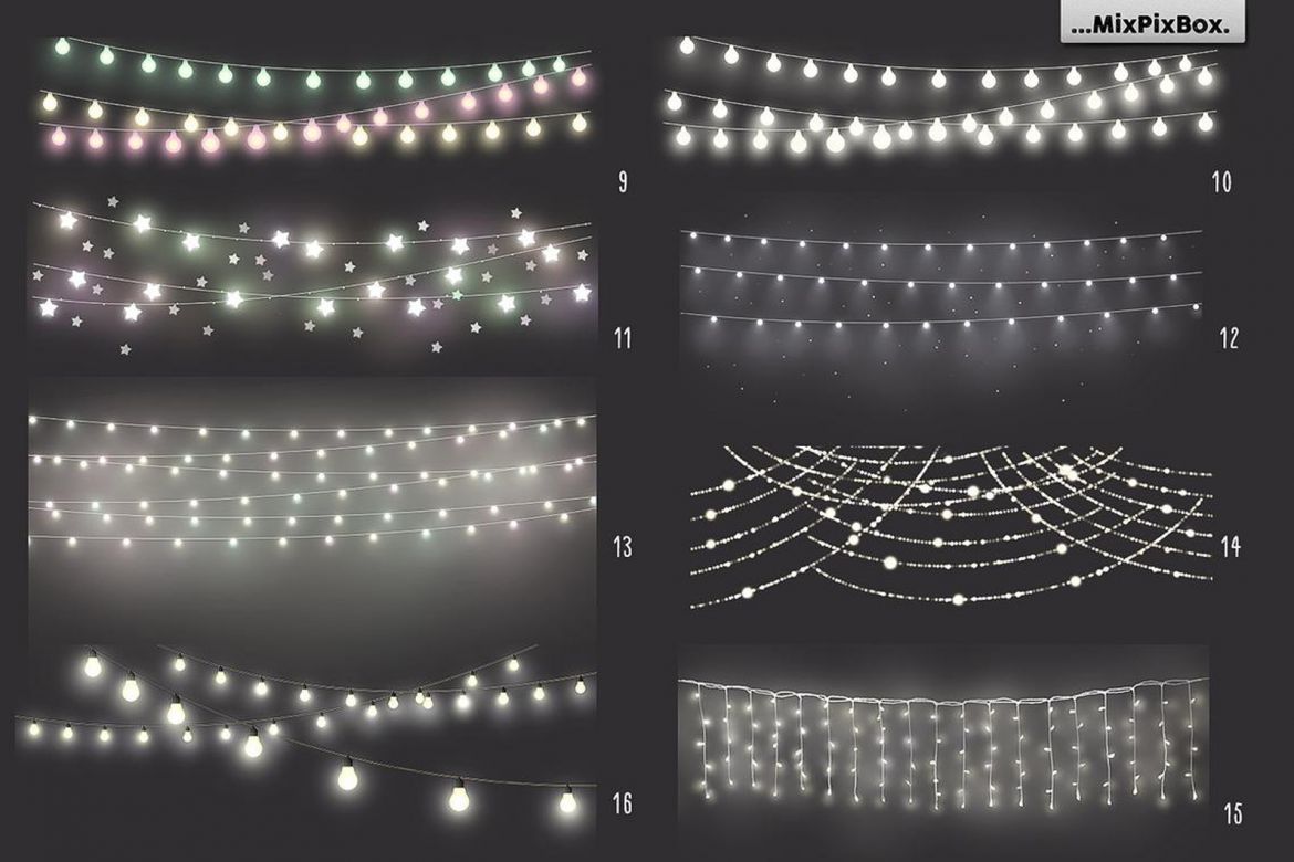 Festive String Lights Overlays - view 5